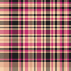 Texture fabric check of seamless background textile with a vector plaid pattern tartan.