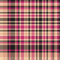 Texture fabric check of seamless background textile with a vector plaid pattern tartan.