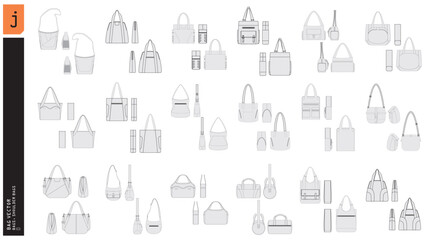 set of shoulder bags