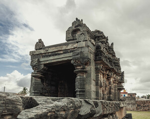 Kasivisvesvara Temple at Lakkundi, located in Karnataka, India.