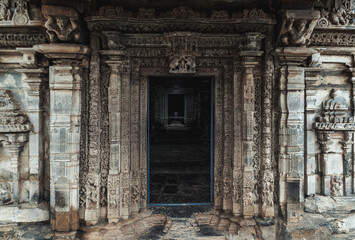 Fototapeta na wymiar Kasivisvesvara Temple at Lakkundi, located in Karnataka, India.