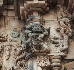 Fototapeta na wymiar Kasivisvesvara Temple at Lakkundi, located in Karnataka, India.