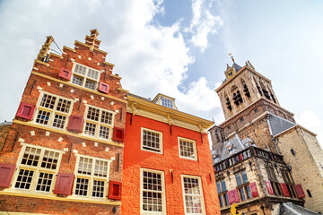 Fototapeta na wymiar Altstadt, Delft, Niederlande 