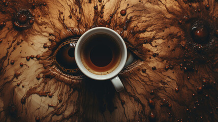 cup of coffee - obrazy, fototapety, plakaty