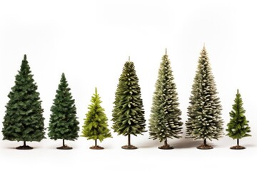 Obraz premium A festive holiday tree adorned with traditional Christmas decorations, bringing the joy of the season to life.