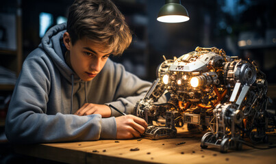 Teenage Genius: Crafting a Programmable Robot for School Project