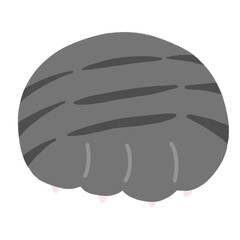 Cat Paw Cartoon illustration Cute Cat Cat Sticker Cute Element Tabby Cat Paw