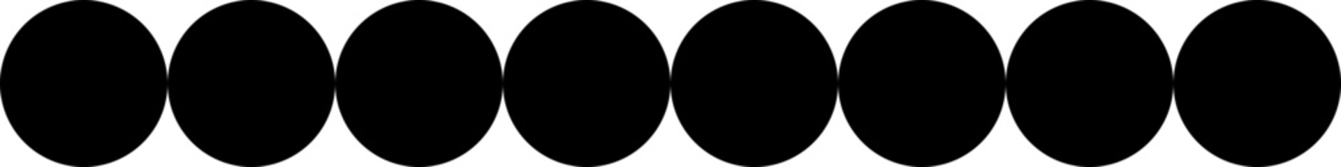 Dots Border Frame Isolated Vector