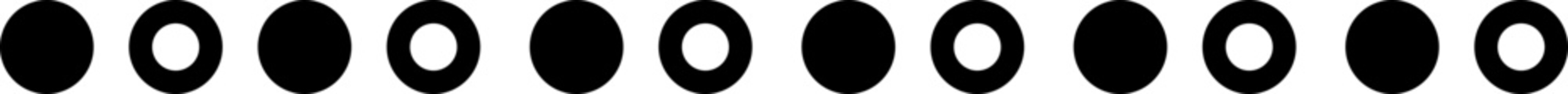 Dots Border Frame Isolated Vector