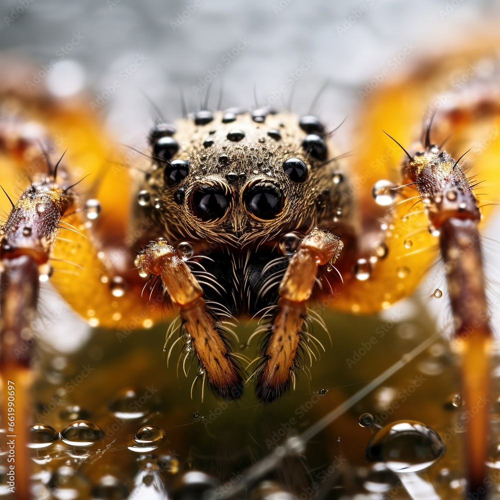 Canvas Prints spider on the web