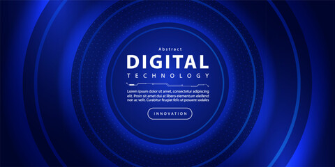 Digital technology banner green blue background concept, cyber technology circuit, abstract tech, innovation future data, internet network, Ai big data, futuristic wifi connection illustration concept