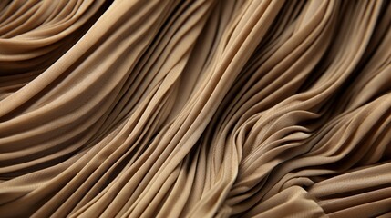 A close-up of pleated fabric showing depth and texture.