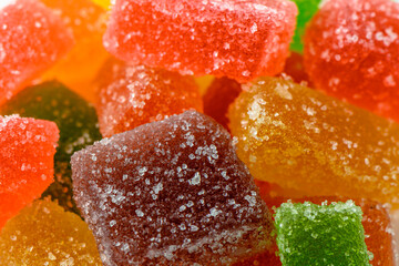 delicious multi-colored marmalade, food photography 2