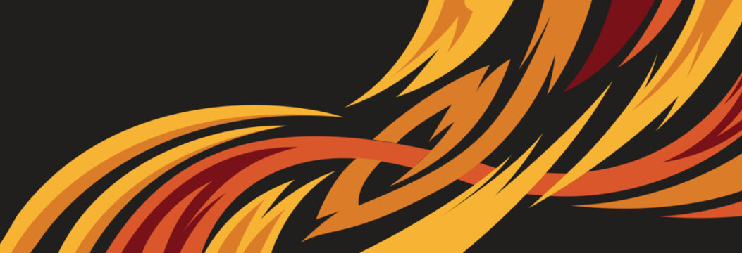 car wrap design with yellow and black color theme