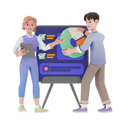 Team work in a Office