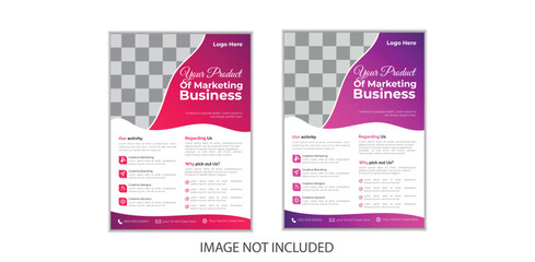 Annual report brochure flyer design template vector, Leaflet presentation, book cover, layout in A4 size.