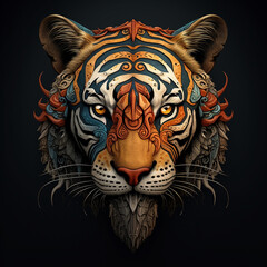 tiger fantasy head