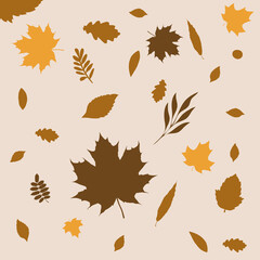 Autumn pattern october vintage fashion clothing texture art