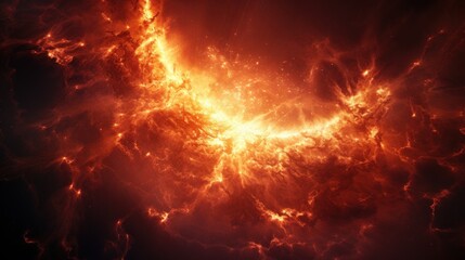 Astonishing image of a solar prominence during a magnetic storm,