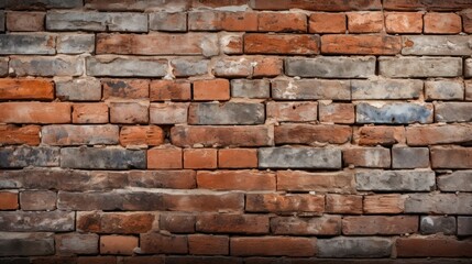 Obraz premium red brick wall background