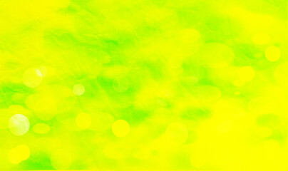 Yellow blurry bokeh background with copy space for text or image, Simple Design for your ideas, Best suitable for Ads, poster, banner, sale, celebrations and  design works