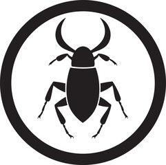 Artistic Excellence Black Ant Vector Symbol Black Vector Ant Silhouette A Striking Logo