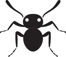Elegant Black Ant Symbol Vector Logo Brilliance Majestic Black Ant Emblem A Timeless Vector Design