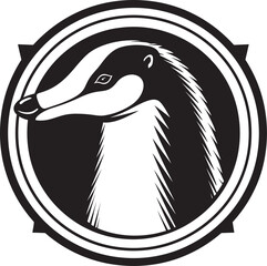 Black Vector Anteater Logo A Mark of Distinction and Quality Minimalist Anteater Mastery Black Vector Icon