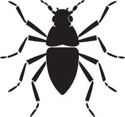 Elegance in Simplicity Black Vector Aphid Emblem Majestic Aphid Icon Black Vector Logo Brilliance