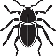Streamlined Excellence Black Vector Aphid Design Black Vector Aphid Logo A Mark of Simple Power
