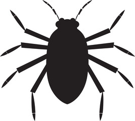 Elegant in Black Vector Art Aphid Logo Pinnacle Sculpted to Perfection Black Vector Aphid Symbolism