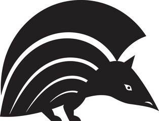 Elegance in Shadows Black Armadillo Mark Black Armadillo Icon Bold and Beautiful