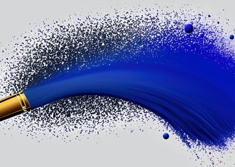 Painter's brush - flowing color gradient