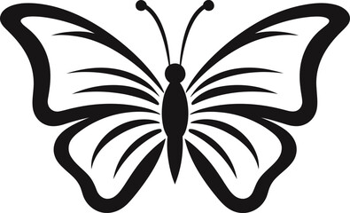 Aerial Grace: Subtle Charm Black Beauty in the Skies: Ebon Emblem