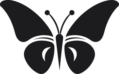 Artistic Winged Insignia: Delicate Artistry Vector Beauty: Dark Delight