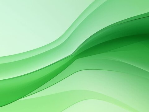 Waves green gradient abstract background. 4k moving animation concept with smooth movement and copy space. Background for business and advertising.