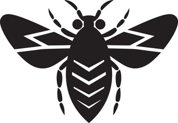 The Essence of Cicadas Black Vector Logos Melody Noir Insect Icon A Modern Ode to Natures Music