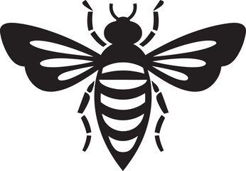 Harmonic Beauty Cicada Emblem in Noirs Song Elegant Serenade in Shadows Black Cicada Icon