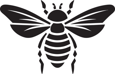 Serenade of Cicadas Black Vector Cicada Logo Symphony of Sound Cicada Icons Song in Black