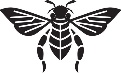 Sculpted Beauty of Nature Black Cicadas Symphony Harmony in Black Cicada Symbols Ode to Wildlife