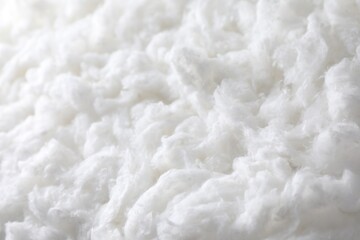 Soft clean cotton as background, closeup view