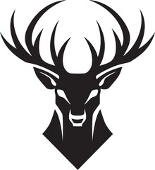 The Art of Nature Black Vector Deer Logos Serenity Elegance in the Wild A Work of Art in Black