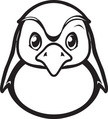 Harmonic Beauty in Icy Shadows Penguins Melody Majestic Penguin Majesty Black Vector Wildlifes Melodic Tribute