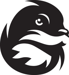 Fototapeta premium The Art of the Billabong Black Vector Platypus Logos Aussie Charm Elegance in the Wetlands A Work of Art in Black