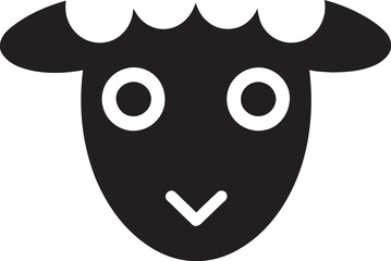 Elegant Sheep Design Black Vector Majesty Flock of Grace Woolly Wonder Logo