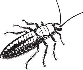 SilverFish Silhouette Deep Sea Elegance Iconic Marine Insignia Black Vector Brilliance