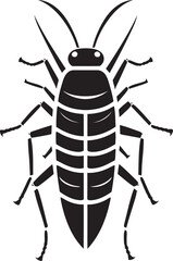 Vector Aquatic Artistry Inky Black Emblem SilverFish Symphony Onyx Oceanic Elegance