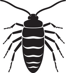 Artistic SilverStream Insignia Vector Beauty Ebon Excellence of the Deep Black SilverFish Emblem