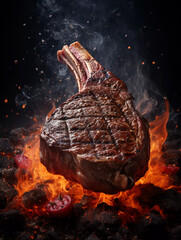 Sizzling Grilled Steak: Ribeye, T-bone, Sirloin, Filet Mignon