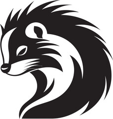 Wild Aromatic Beauty Midnight Marvel Sleek Black Sloth Iconic Vector Emblem